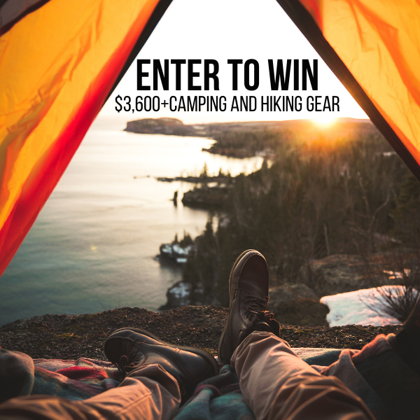 Enter our $3,600 Camping Gear Giveaway!