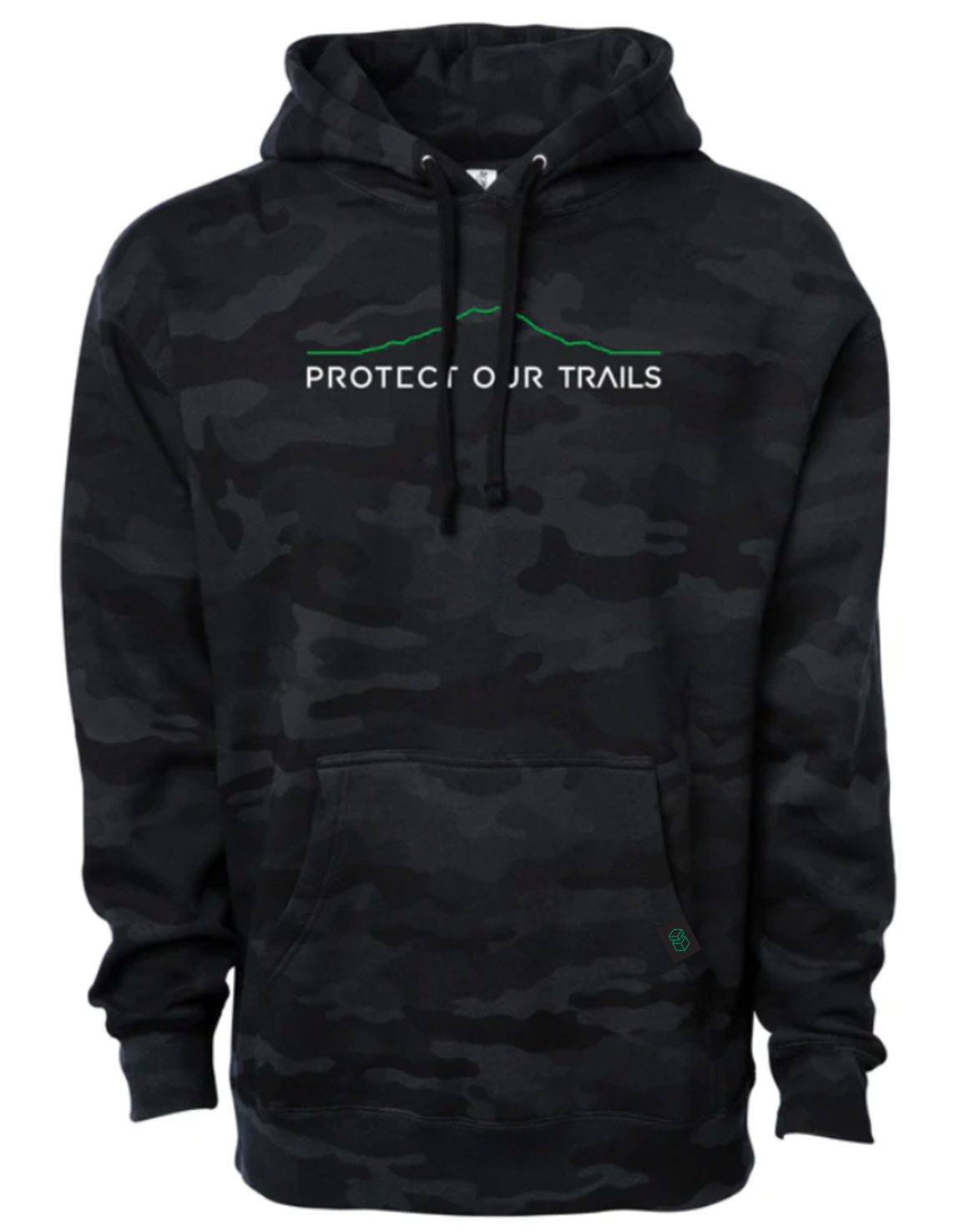 Protect our Trails Hoodie - Black Camo